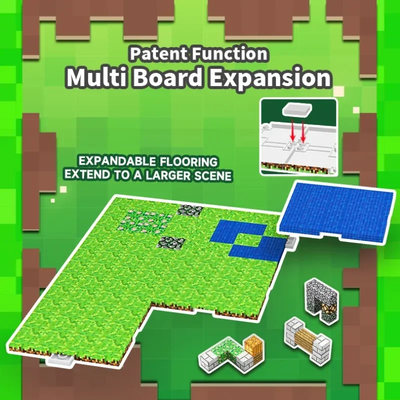 Puzzle Map World - Magnetic world Magnetic base plate Building