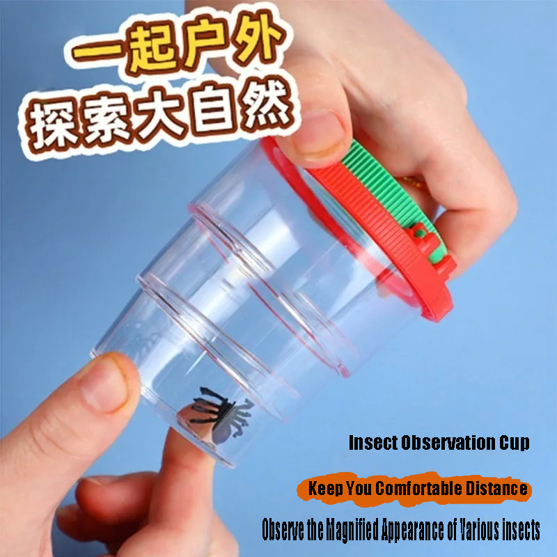 Science Kit Volcano - 4X Two Lens Insect Viewer Bugs