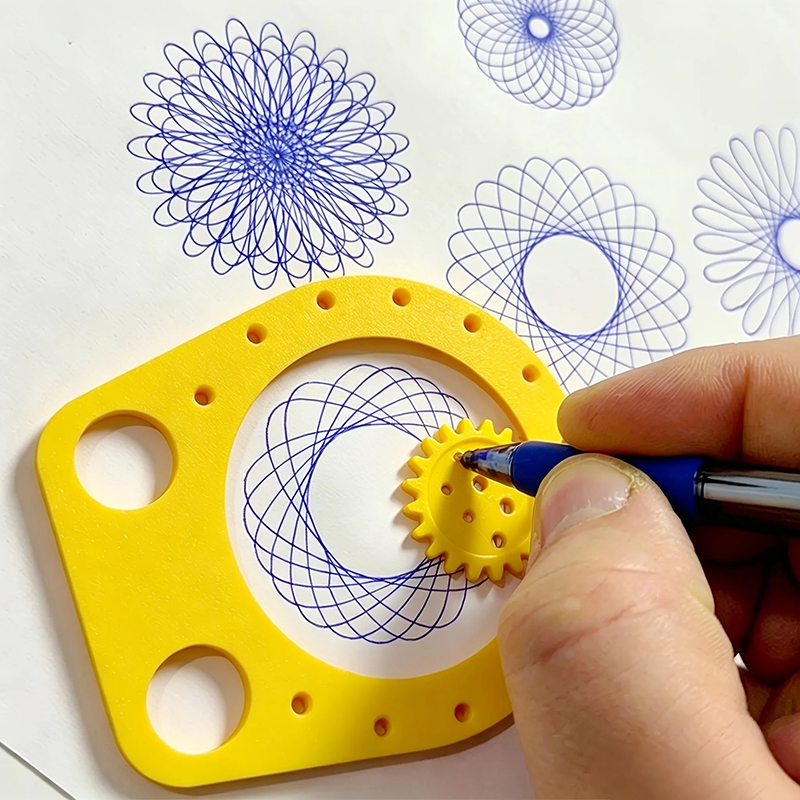 Geometry Spirograph Drawing St - Kids Education Template 评论和价格