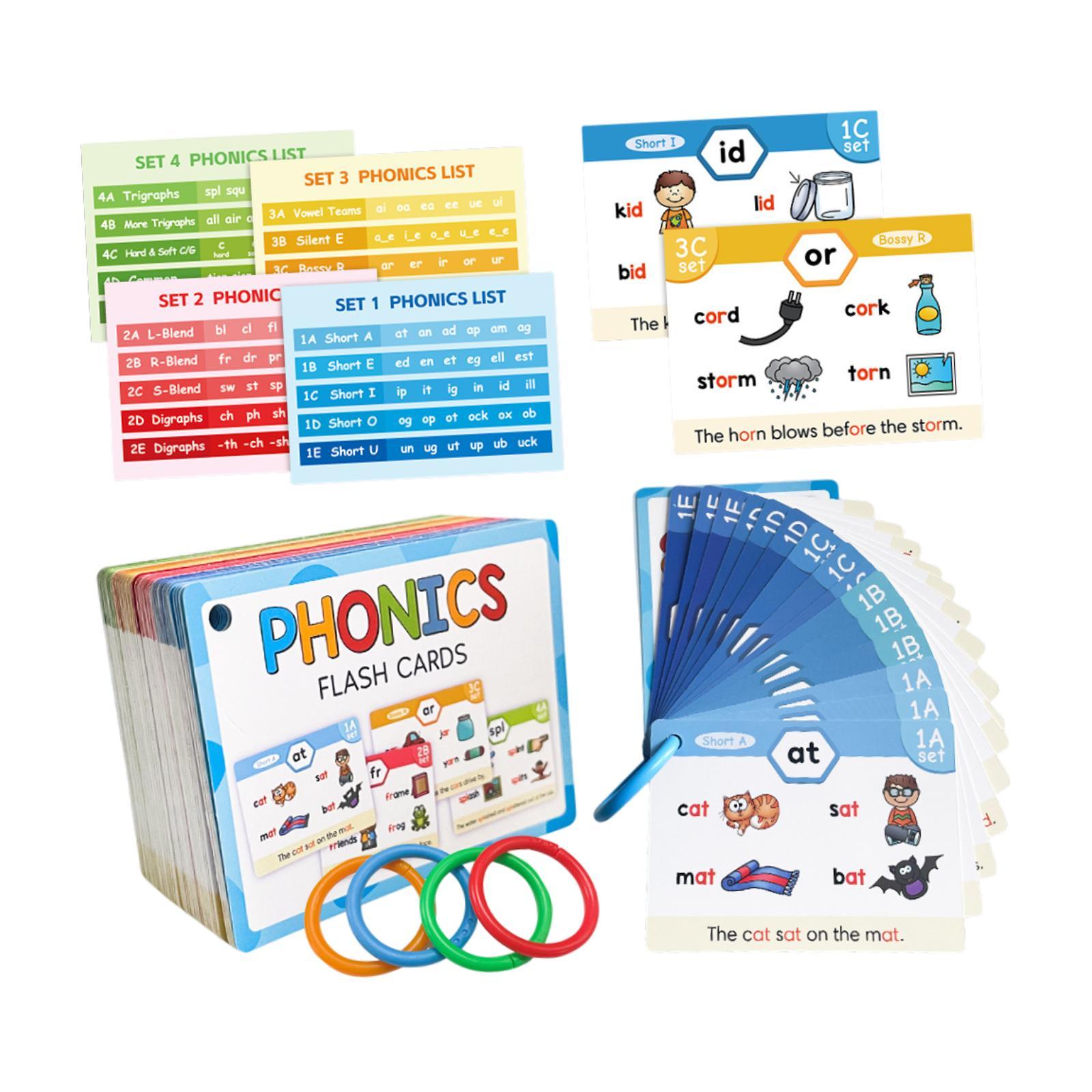 Phonics Flash Cards Letter Sou - Phonics Card Game 评论和价格