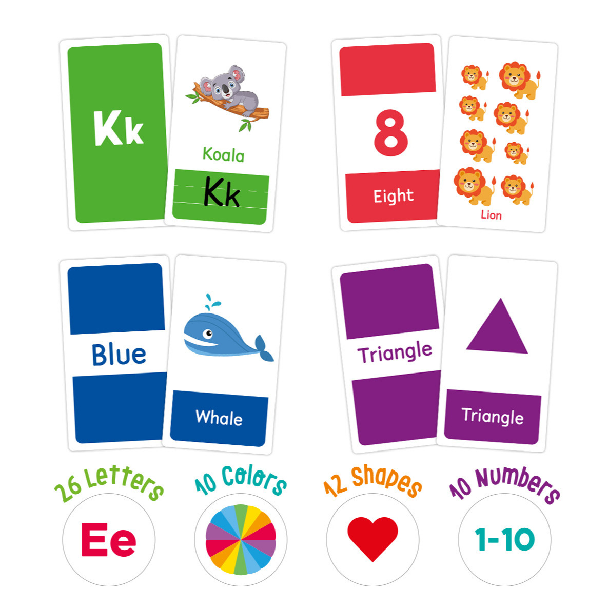 58 Pcs ABC Alphabet Flashcards - Kids Education Gift 评论和价格