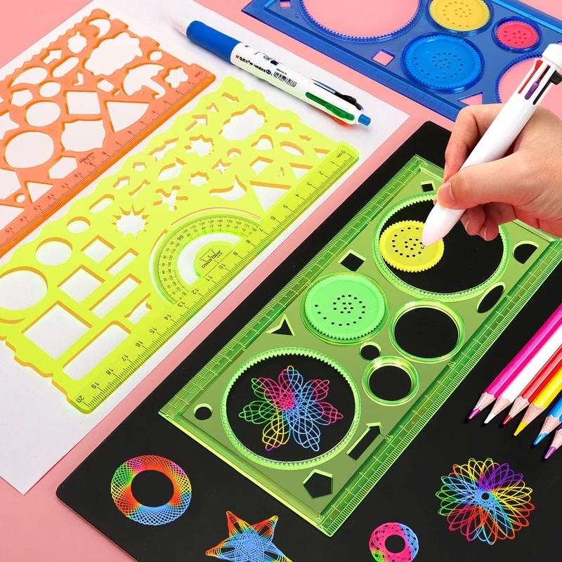 Geometry Spirograph Drawing St - Kids Education Template 评论和价格