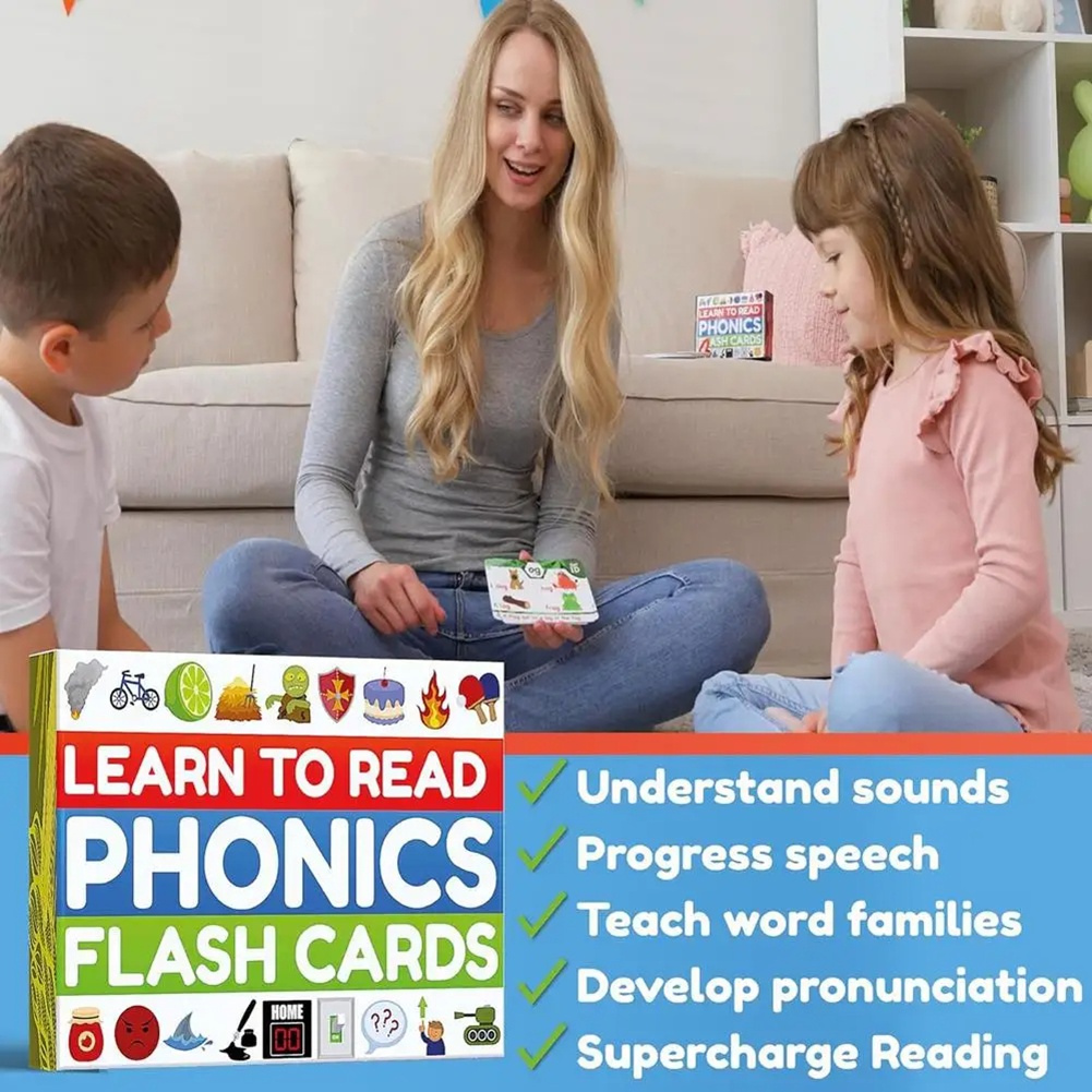 ABRI-Phonics Sight Words Flash - Phonics Card Game 评论和价格