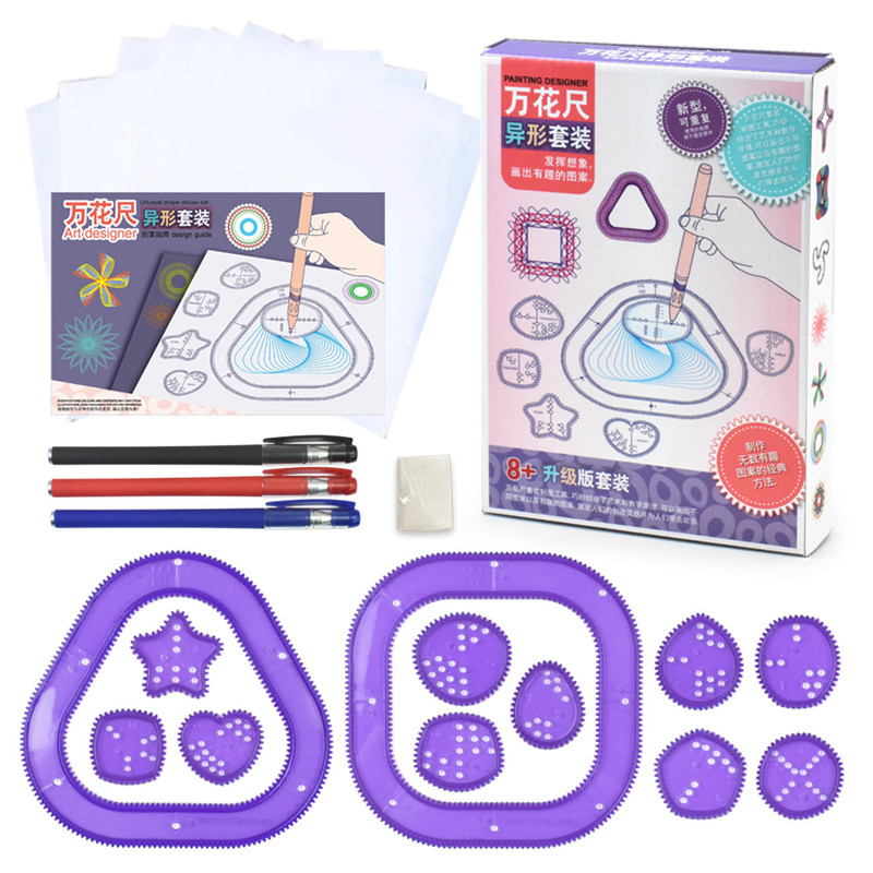 Funny Spirograph Drawing Toys  - Kids Education Template 评论和价格