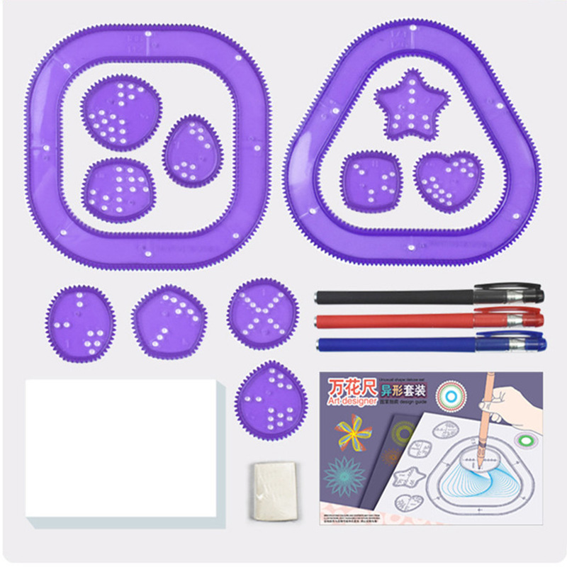 Funny Spirograph Drawing Toys  - Kids Education Template 评论和价格