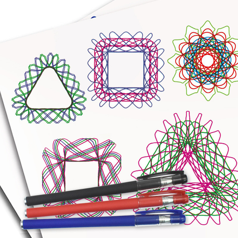 Funny Spirograph Drawing Toys  - Kids Education Template 评论和价格