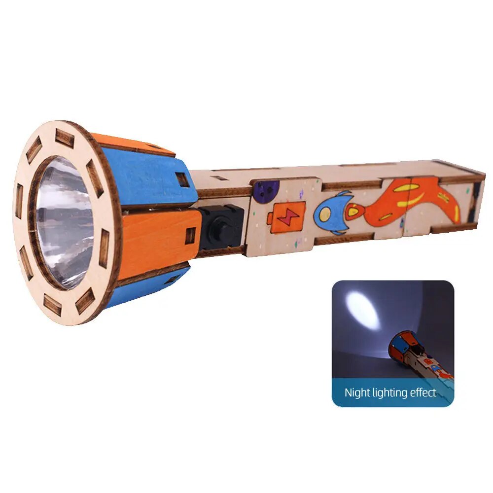 1/2 pcs DIY Flashlight Technol - Science Kit Volcano 评论和价格