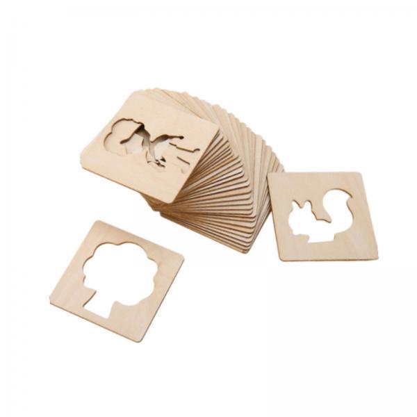 Kids Drawing Stencils Wooden G - Kids Education Template 评论和价格