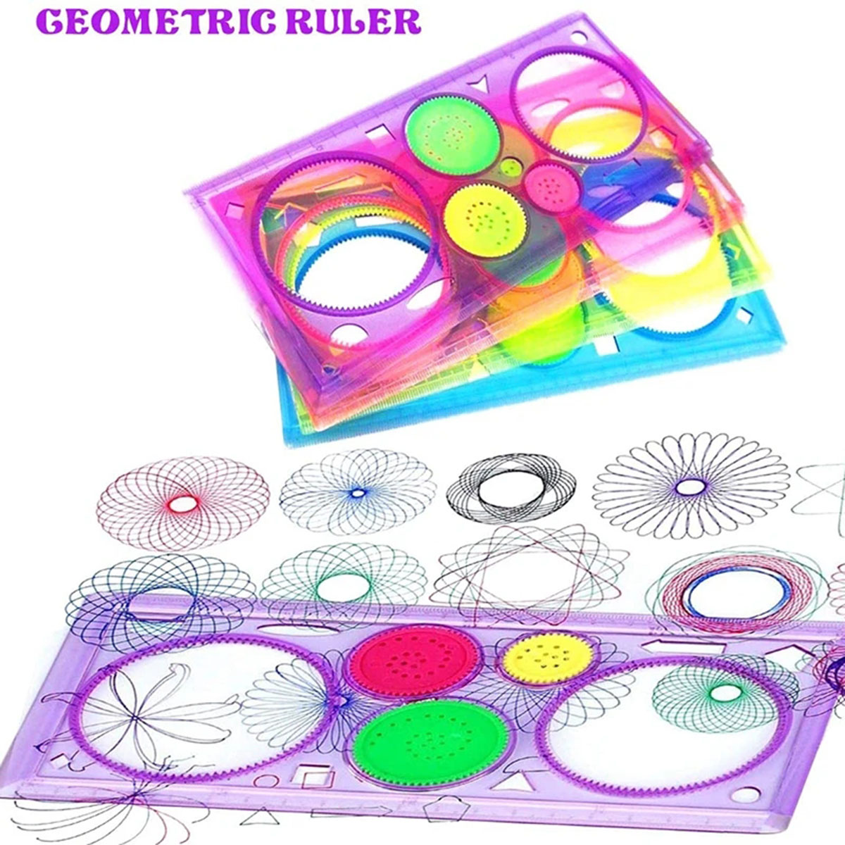 Geometry Spirograph Drawing St - Kids Education Template 评论和价格
