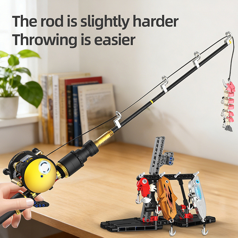 Fishing Rod Building Blocks Se - Kids Education Reels 评论和价格