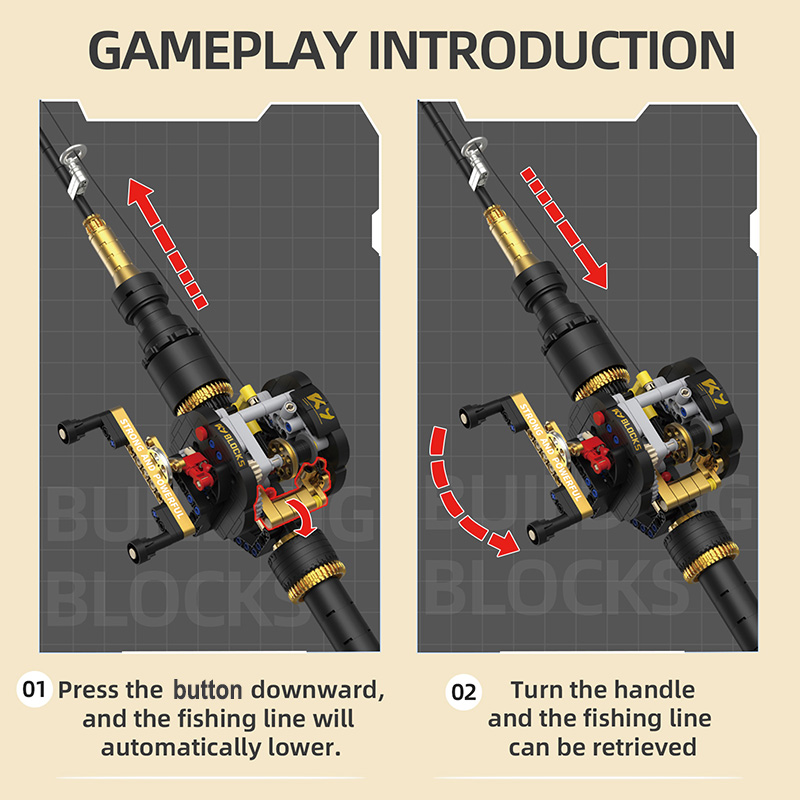 Fishing Rod Building Blocks Se - Kids Education Reels 评论和价格