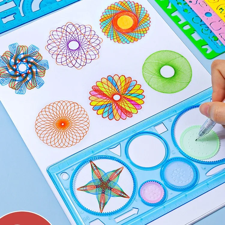 Geometry Spirograph Drawing St - Kids Education Template 评论和价格