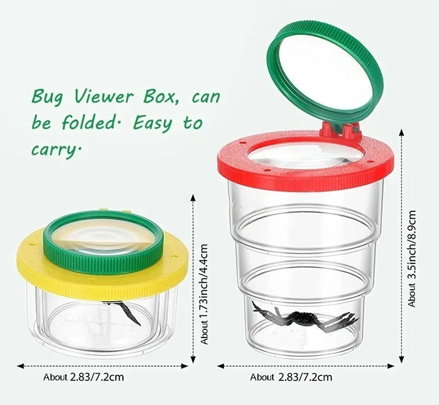 4X Two Lens Insect Viewer Bugs - Science Kit Volcano 评论和价格