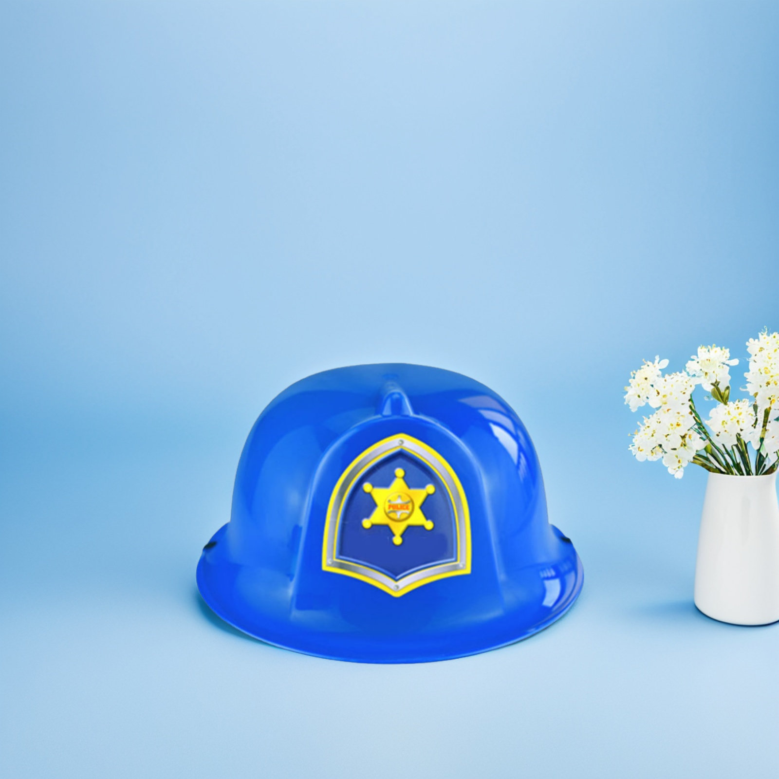 2Pcs Kids Police Role-Play Hat - Kids Education Gift 评论和价格