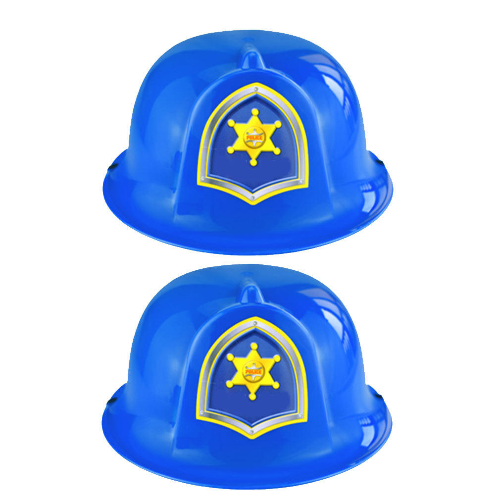 2Pcs Kids Police Role-Play Hat - Kids Education Gift 评论和价格
