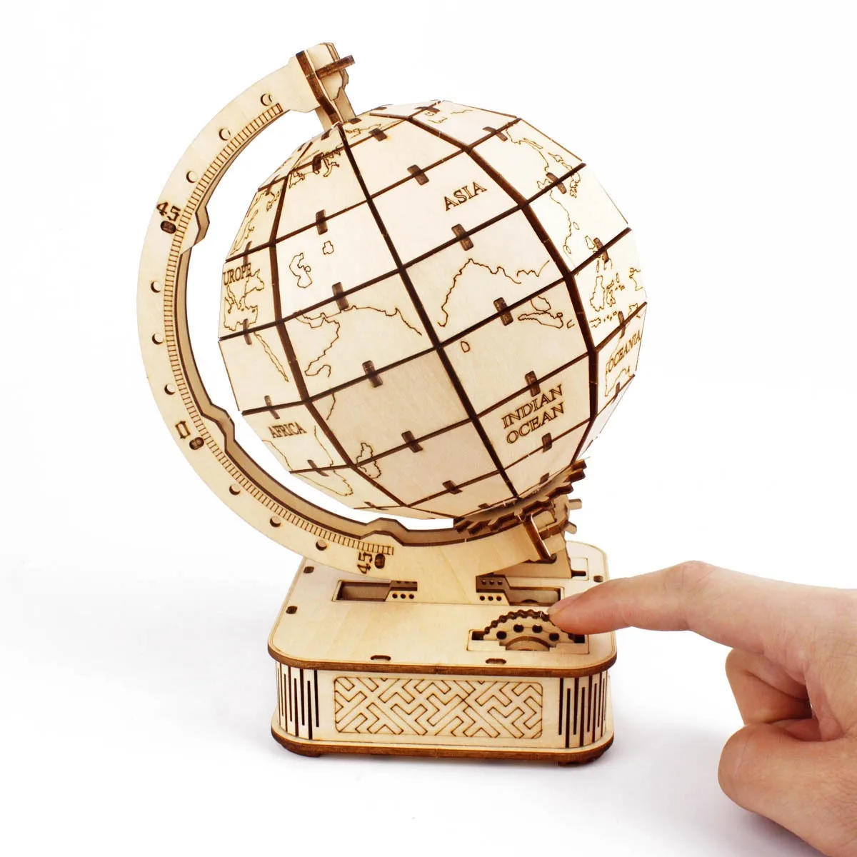 3D Globe Wooden Puzzle Toy Mec - Puzzle Map World 评论和价格