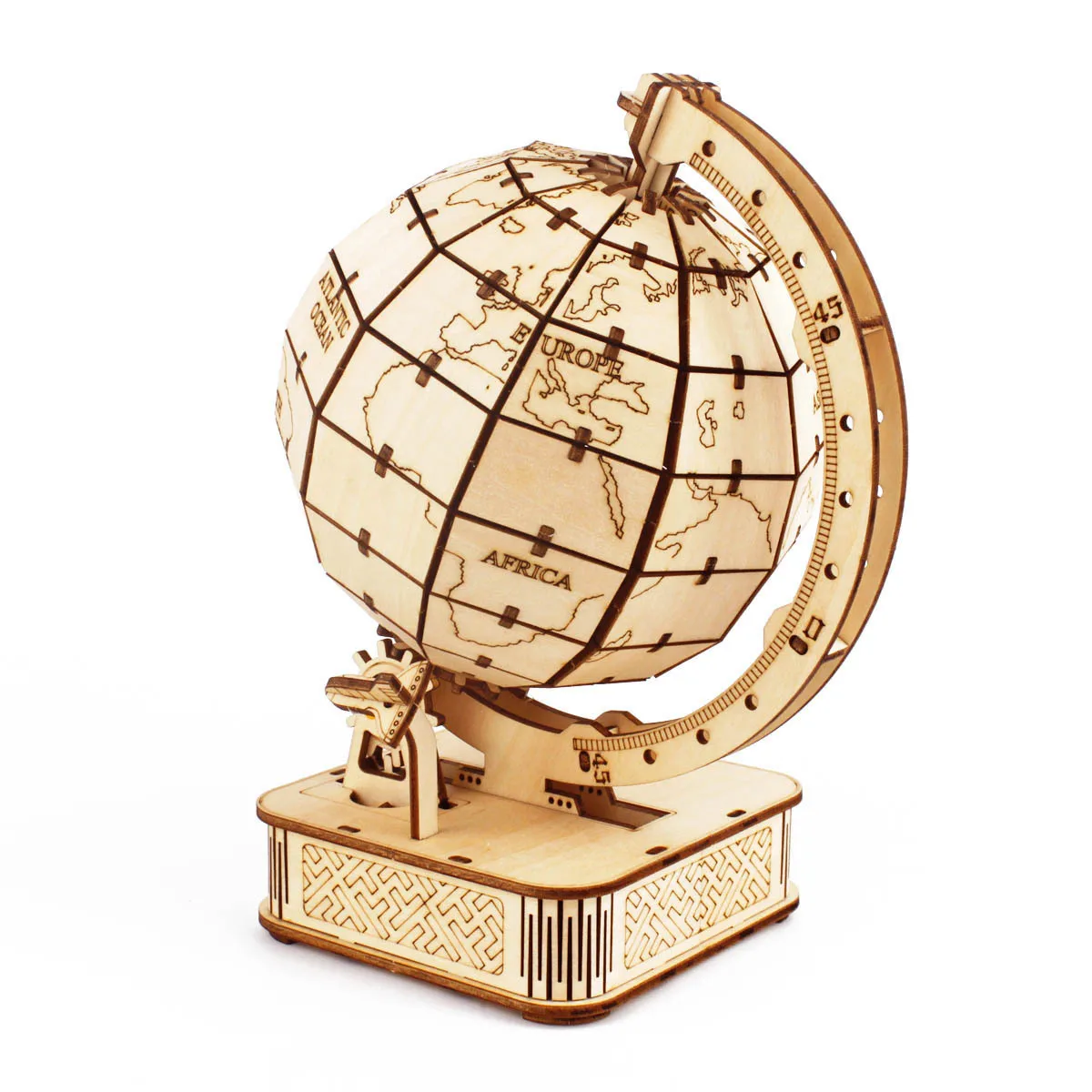3D Globe Wooden Puzzle Toy Mec - Puzzle Map World 评论和价格