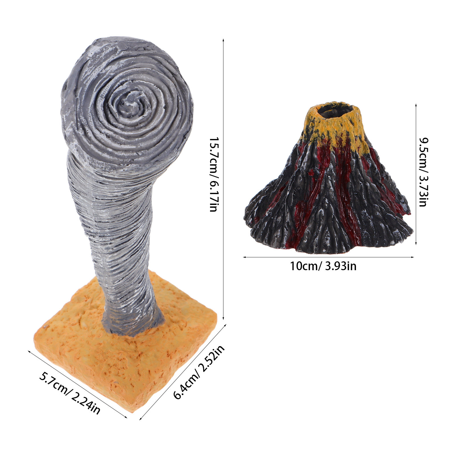 2Pcs Natural Disaster Simulati - Science Kit Volcano 评论和价格