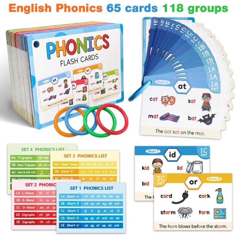 Phonics Learning Flash Cards S - Phonics Card Game 评论和价格