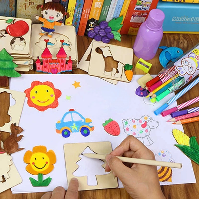 Kids Drawing Toys Montessori D - Kids Education Template 评论和价格