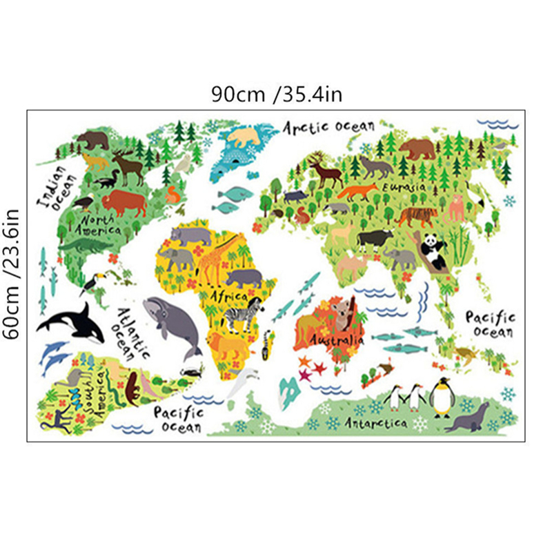 Cartoon Animal Territory Map V - Puzzle Map World 评论和价格