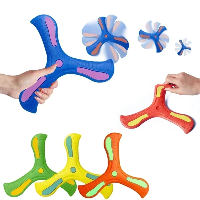 Children Boomerang Soft Three- - Kids Education Gift 评论和价格