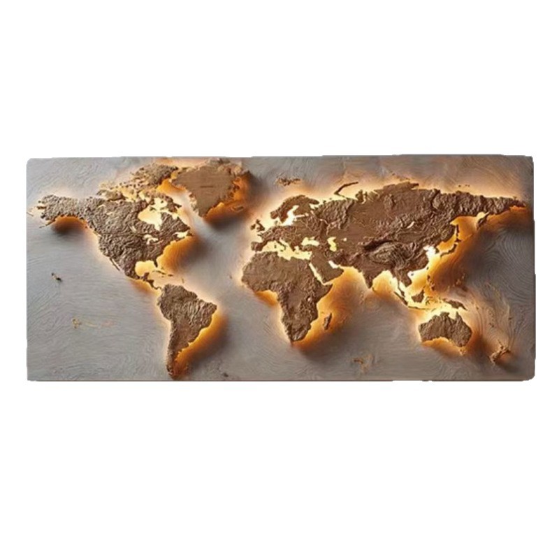 World map puzzle wall pendant  - Puzzle Map World 评论和价格