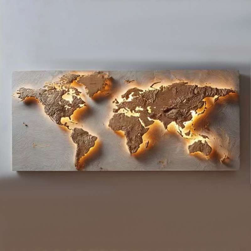 World map puzzle wall pendant  - Puzzle Map World 评论和价格