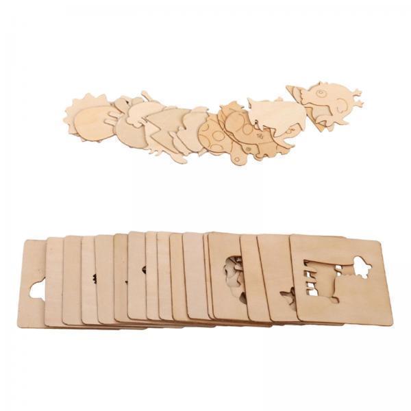 Kids Drawing Stencils Wood Pai - Kids Education Template 评论和价格